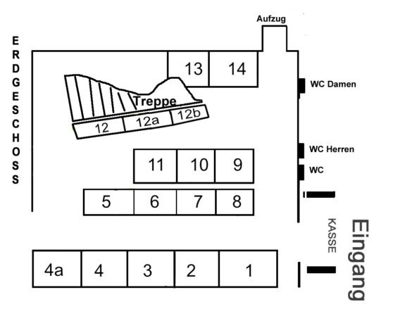 Standplan Erdgeschoss