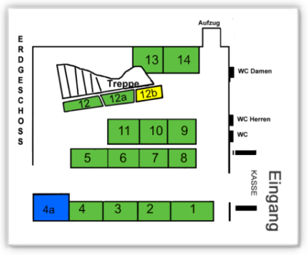 Standplan Erdgeschoss Messe Merzig